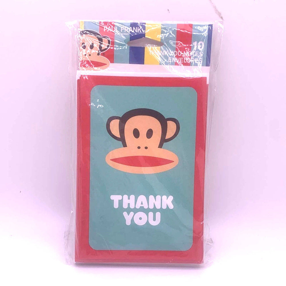 Paul Frank for Target Y2K 10 thank you notes envelopes NEW